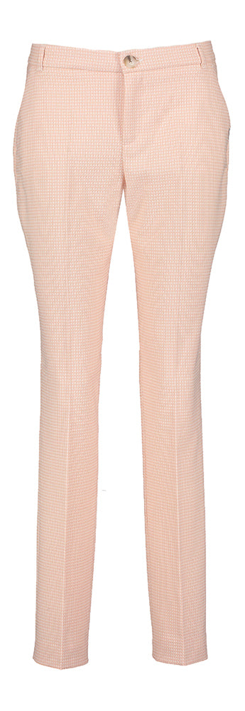 Roze broek met structuur Phanta Xandres