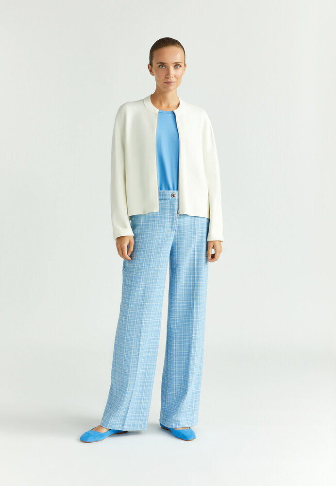 Gilet blanc à fermeture éclair Angello Xandres