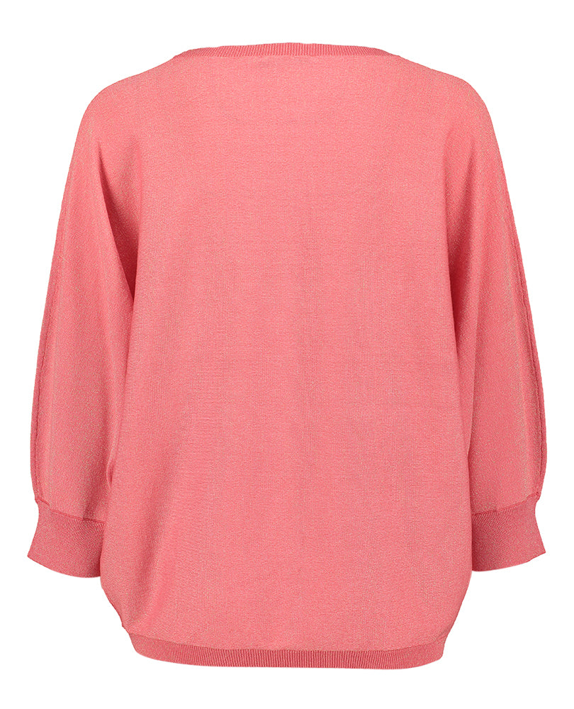 Pull rose à paillettes Gerret Xandres