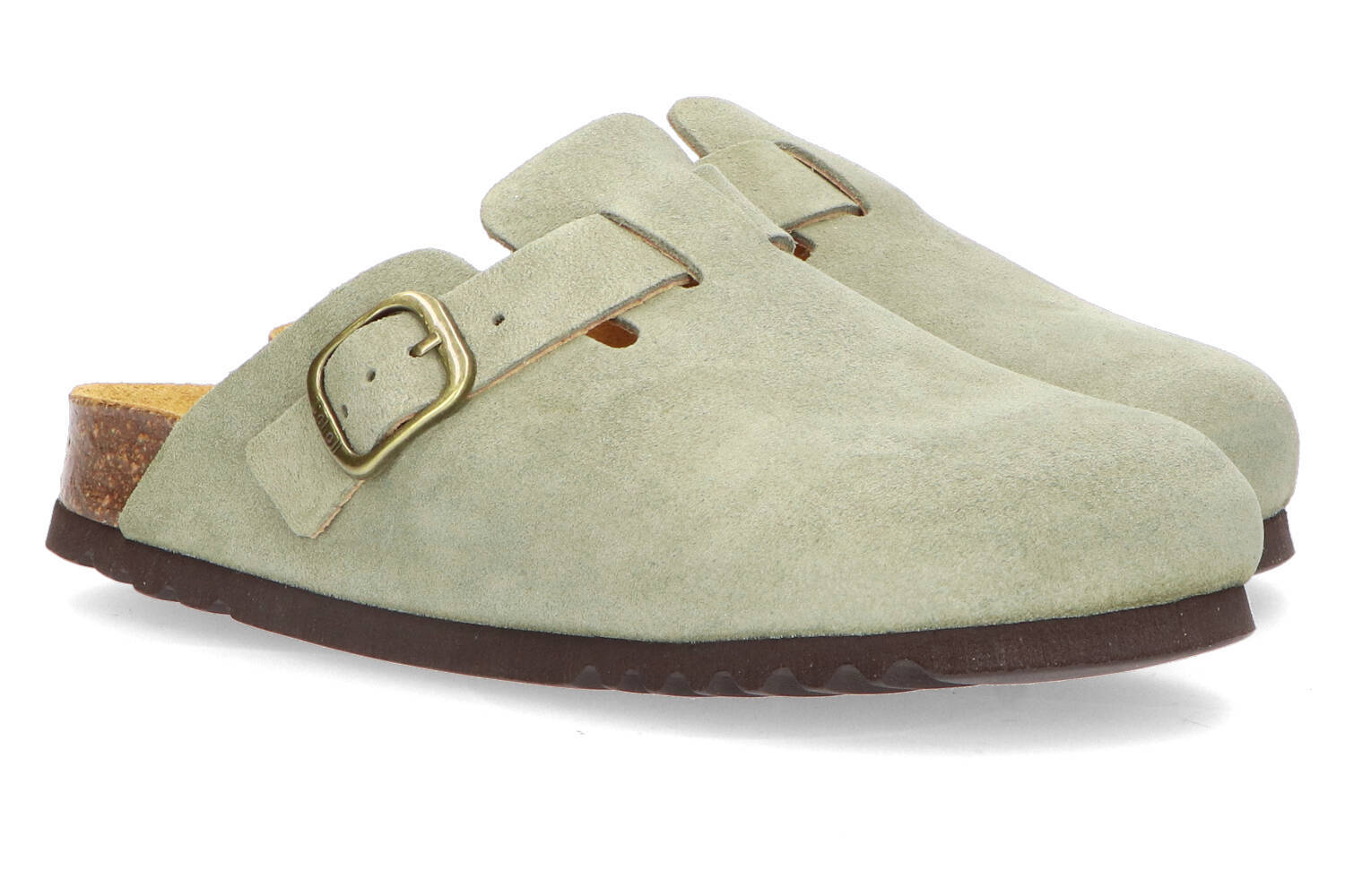 Mocassins en velours kaki Fae Scholl