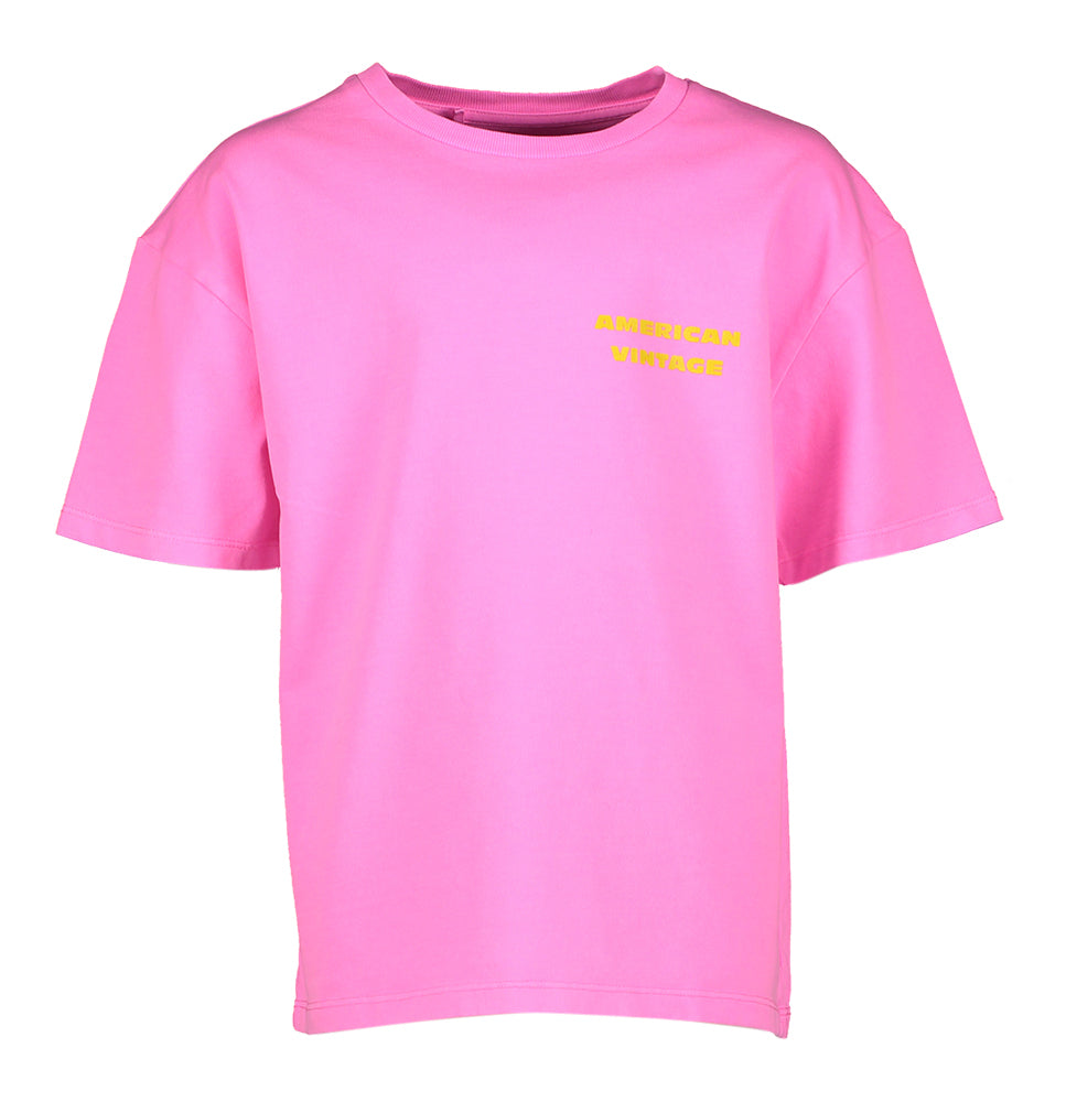 T-shirt rose vintage américain