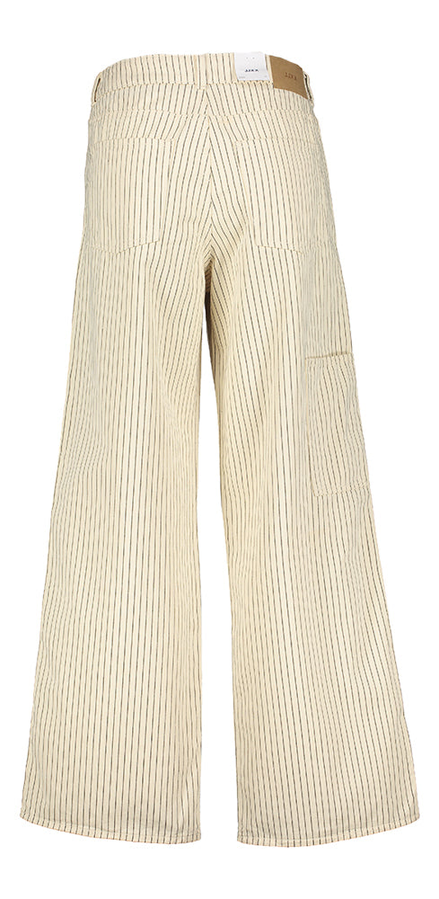 Pantalon beige à fines rayures noires JJXX