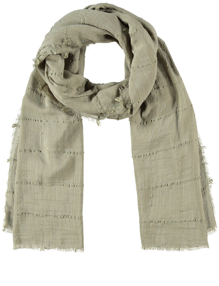 Groene sjaal met franjes Gerry Weber