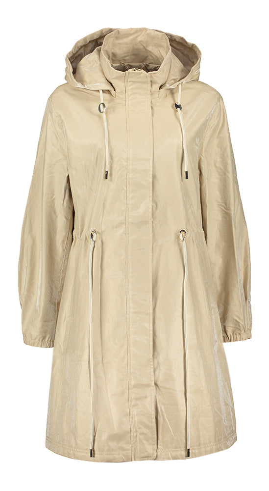 Beige halflange zomerjas met glans Gerry Weber