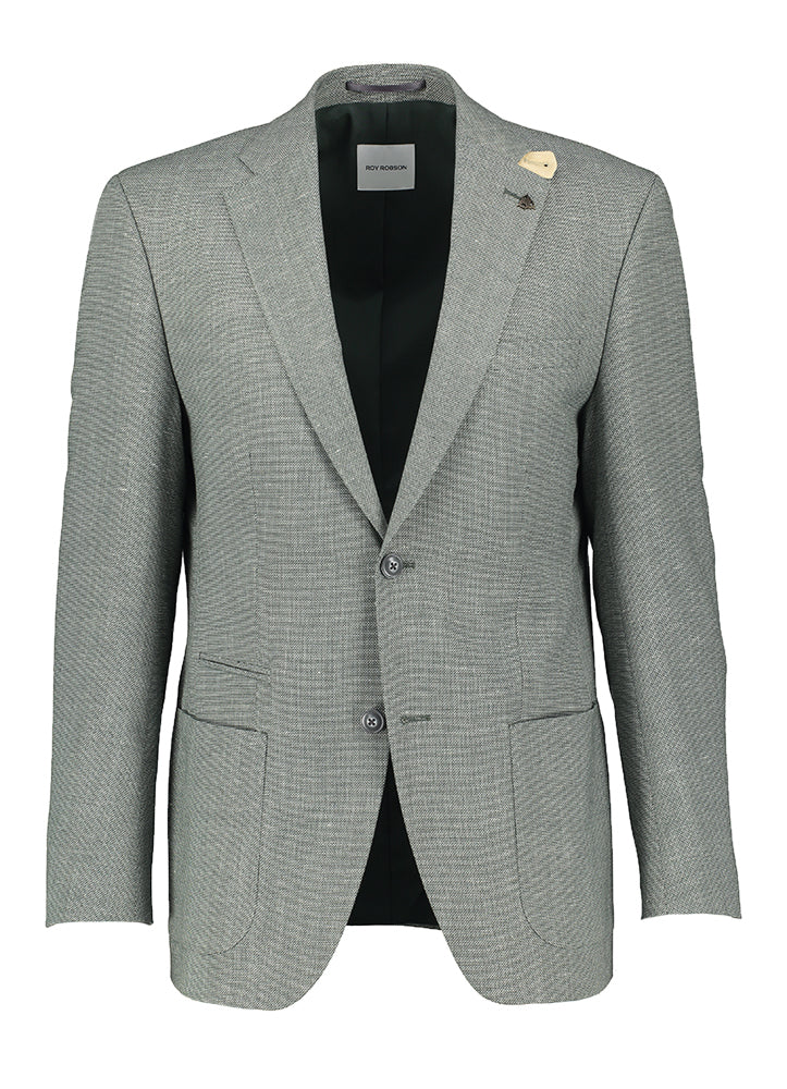 Groene gespikkelde kostuum blazer Roy Robson