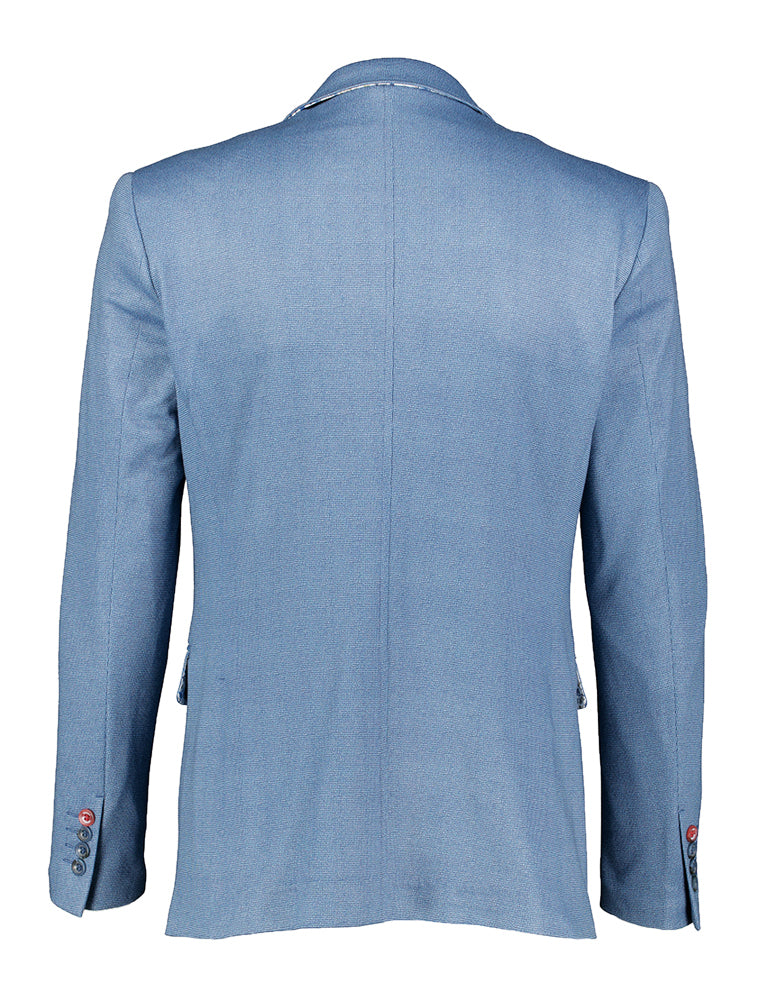 Blazer bleu à motif « Un poisson nommé Fred »