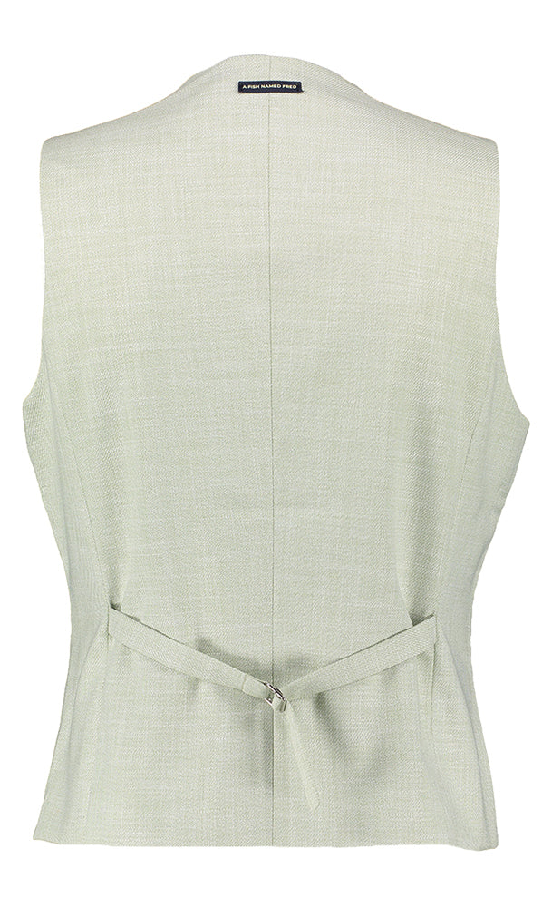 Gilet vert clair à boutons Un poisson nommé Fred