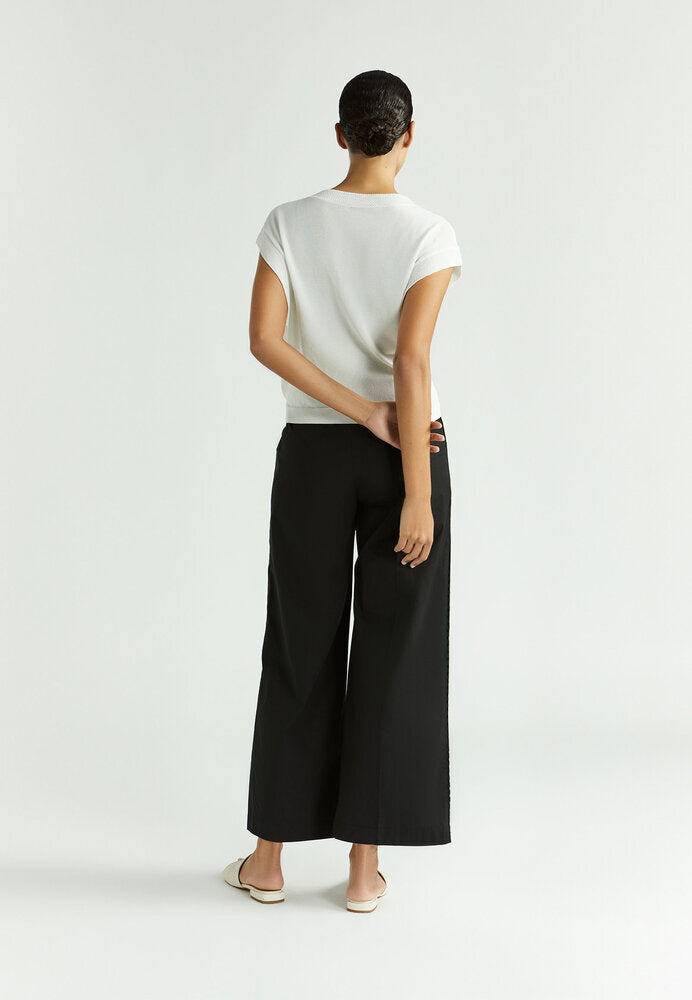 Pull sans manches blanc Achiel Xandres