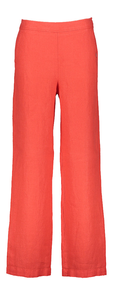 Pantalon en lin rouge Aina Xandres