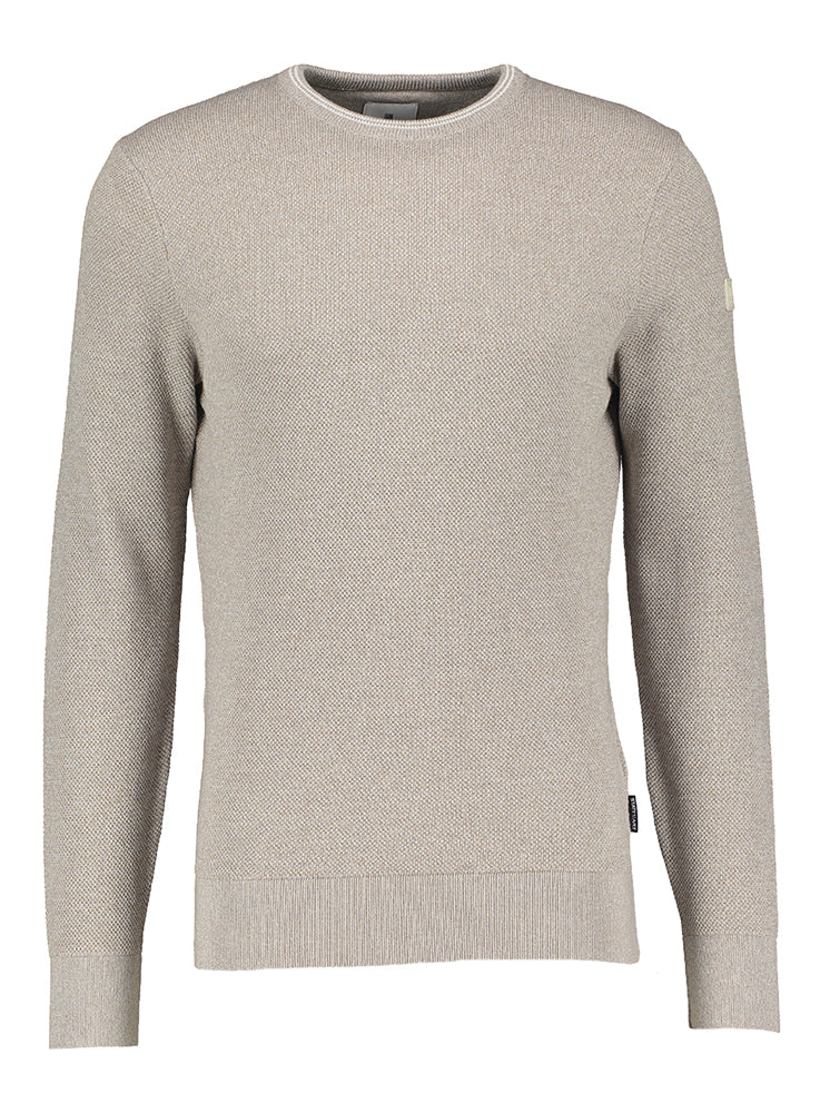 Pull en coton beige à l'état de l'art