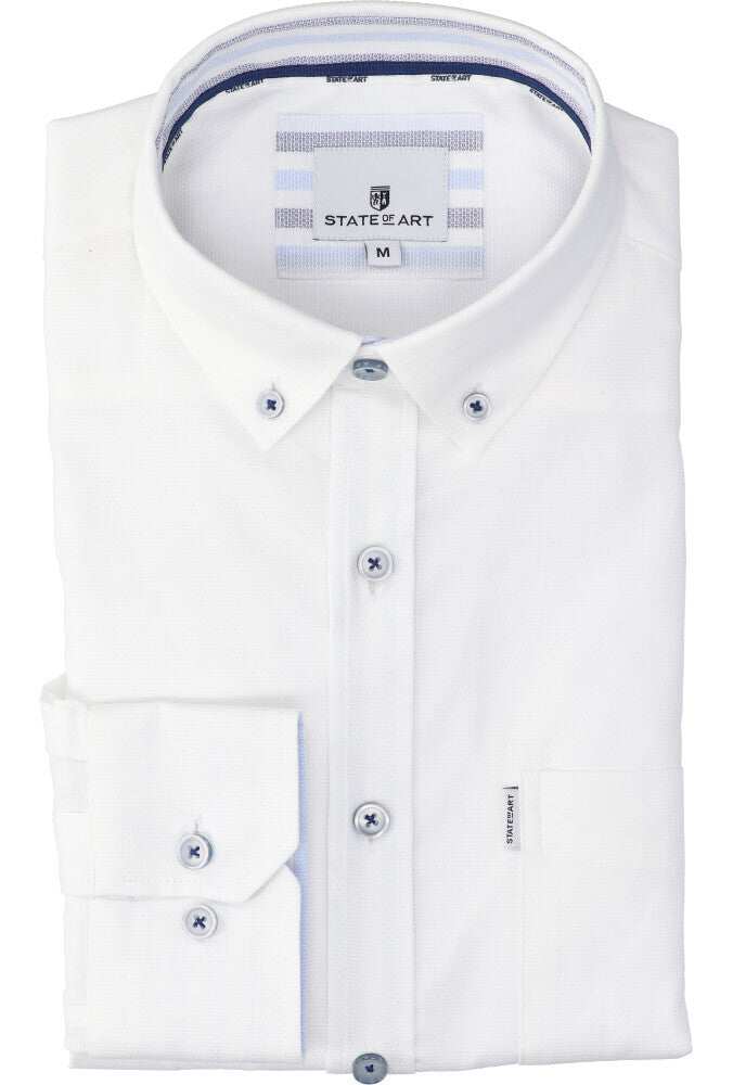Chemise blanche (coupe classique) à manches longues State Of Art