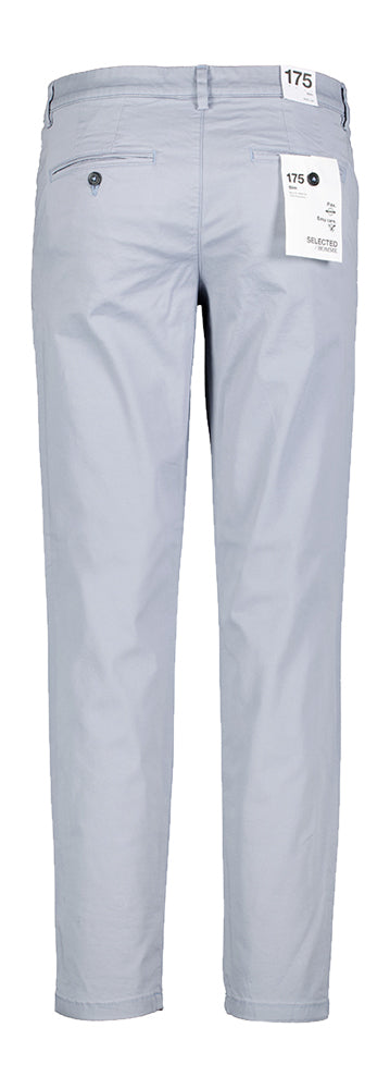 Chino gris slim fit sélectionné