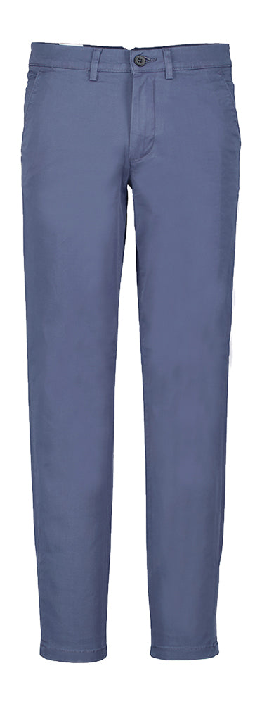 Ocean blauwe slim fit chino Selected