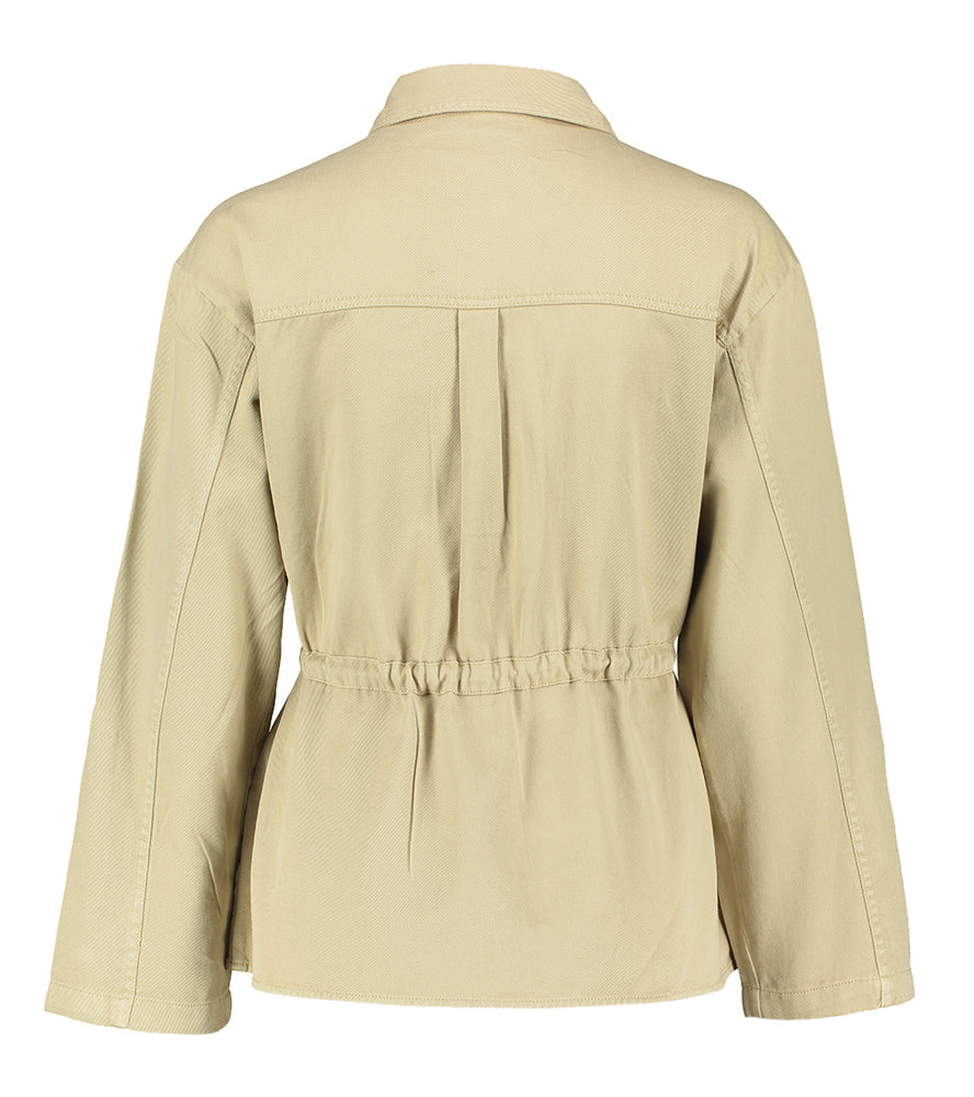 Gilet beige à nouer à la taille Vitilo Vila