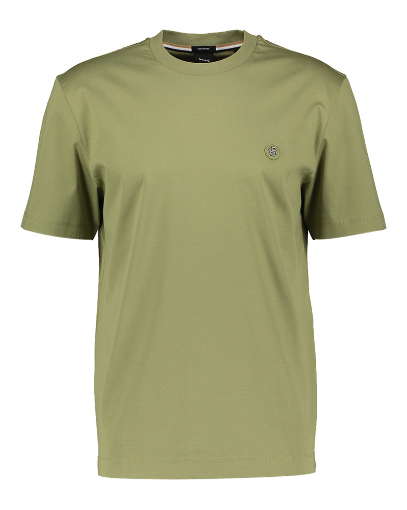 Groene T-Shirt Boss Black