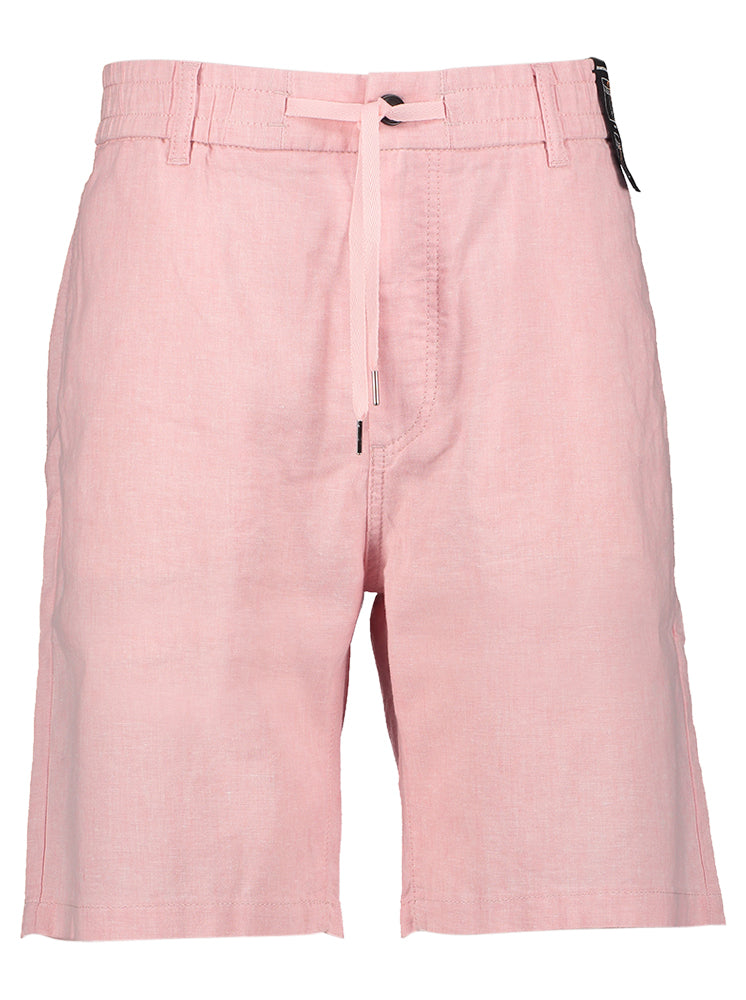 Roze linnen short tapered fit Hugo Boss