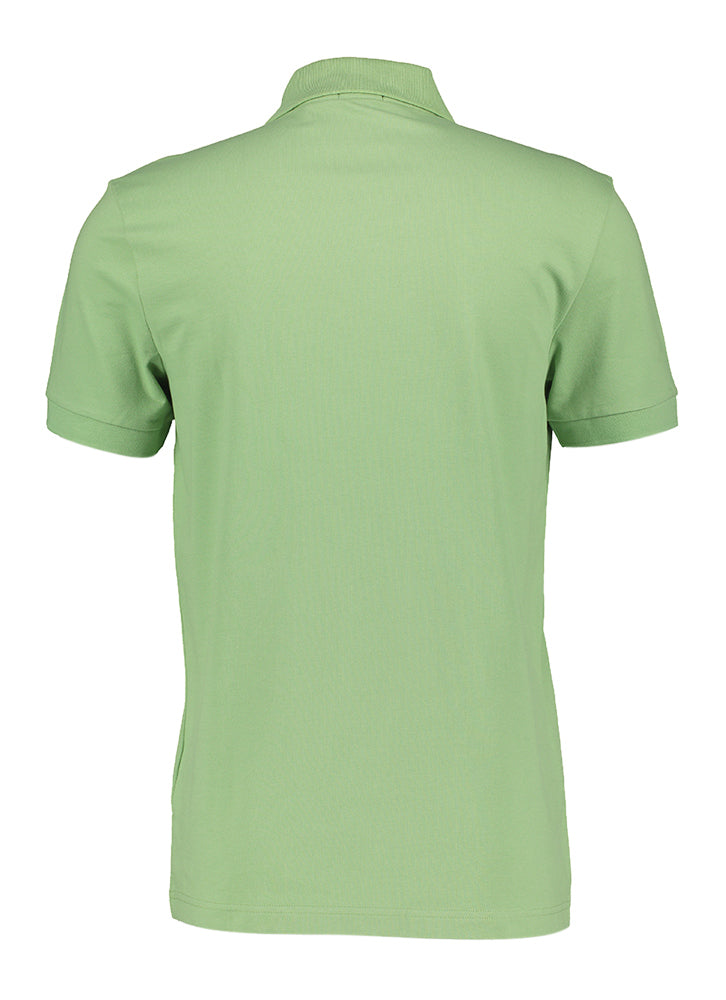 Polo vert ouvert Slim Fit Passenger Hugo Boss