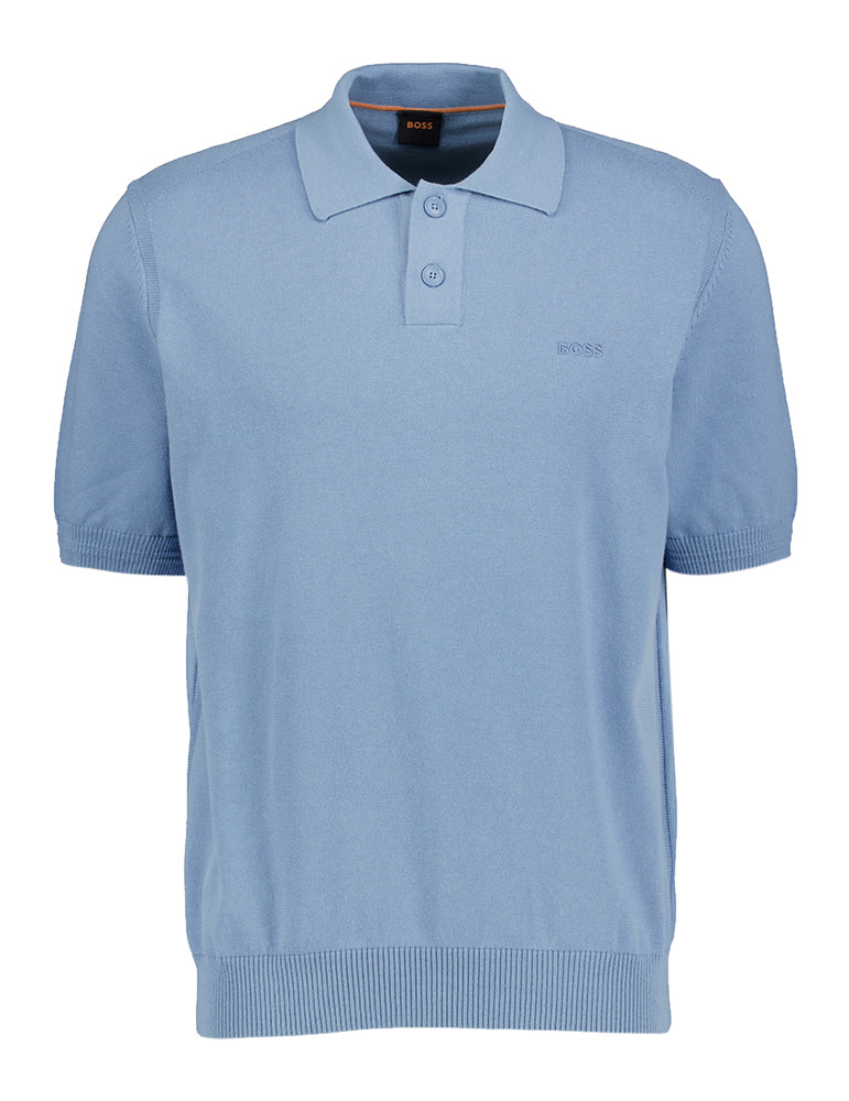 Blauwe katoenen polo Hugo Boss