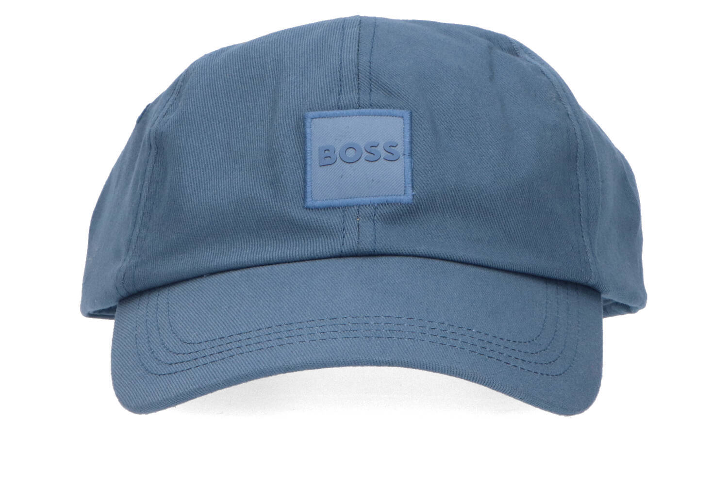Casquette ouverte en coton bleu Hugo Boss