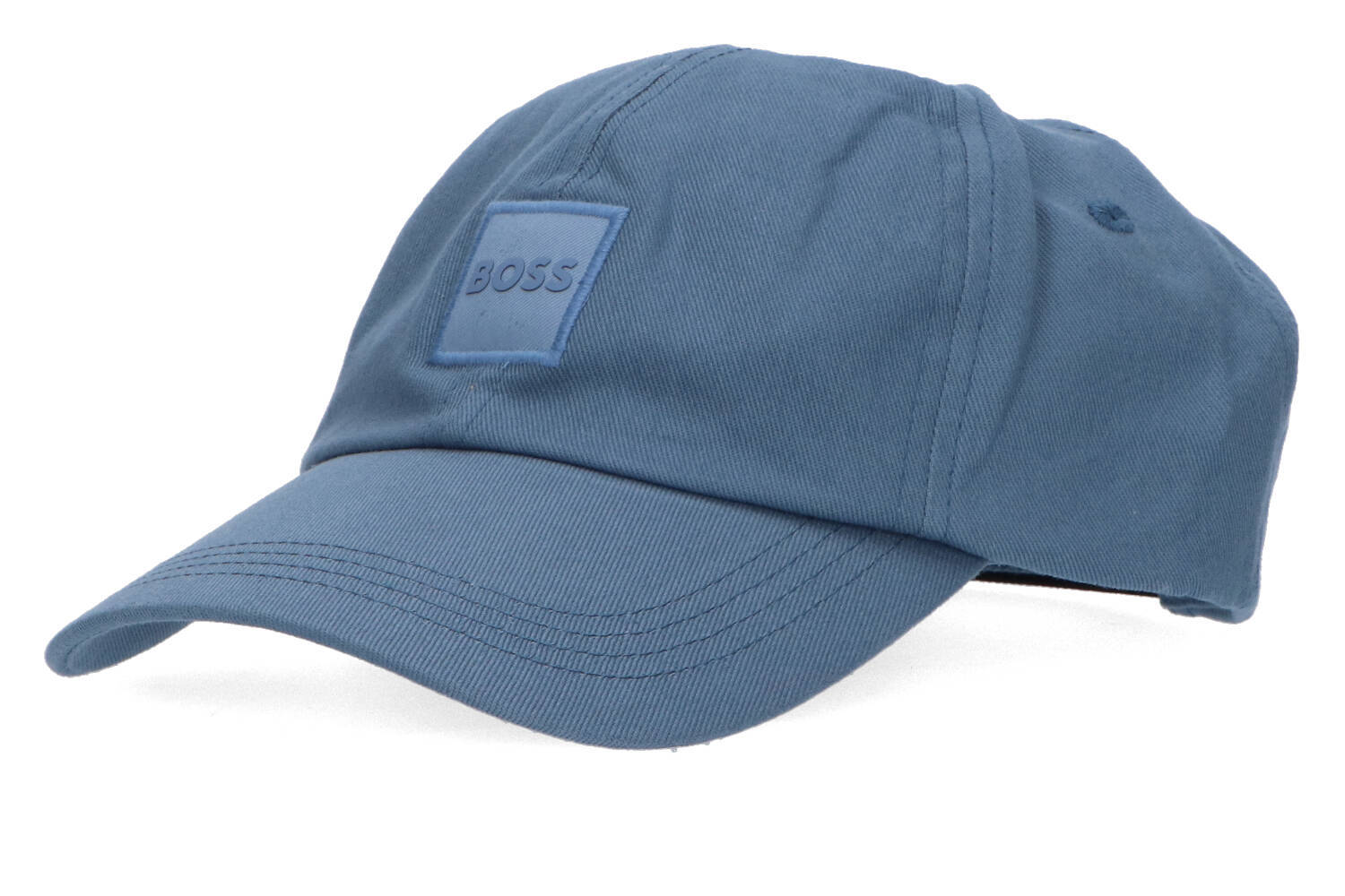Casquette ouverte en coton bleu Hugo Boss
