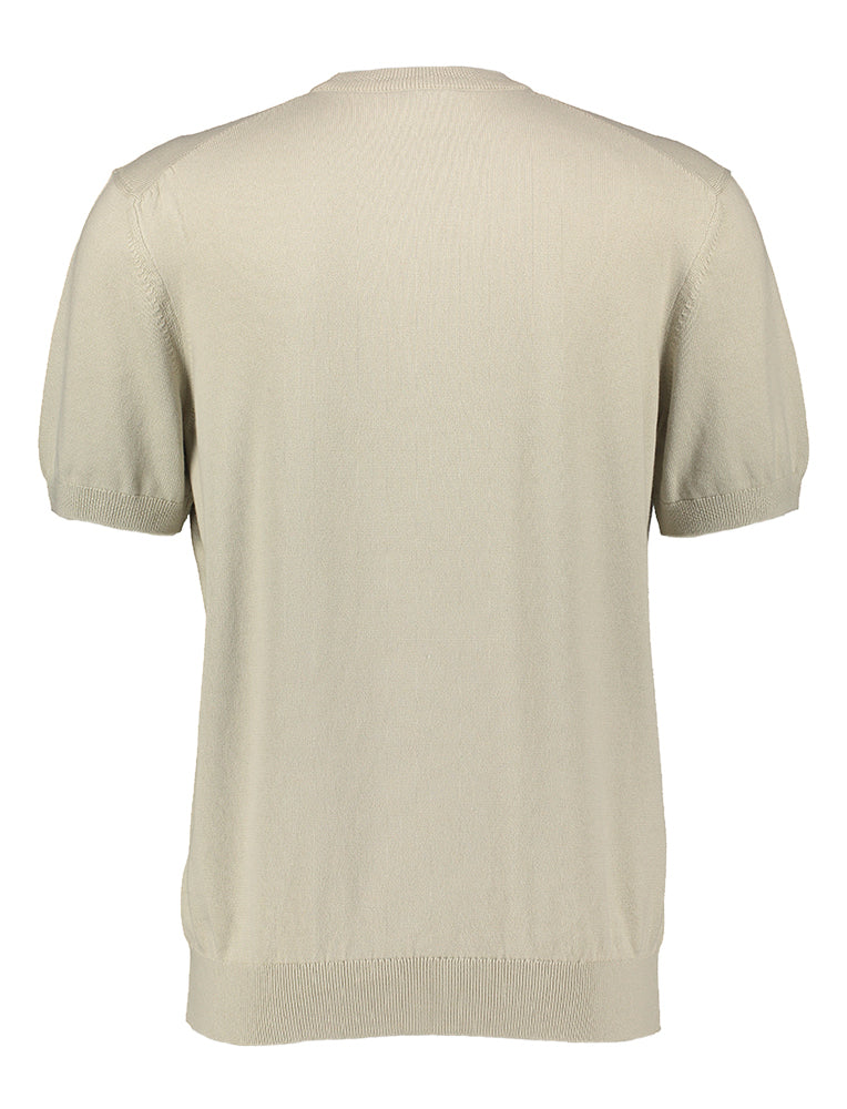 T-shirt en maille beige clair Kanache Hugo Boss