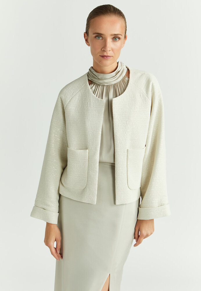 Cardigan écru à sequins Boba Xandres