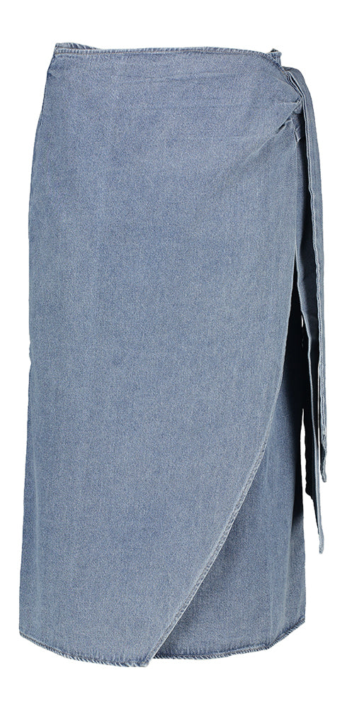 Jupe portefeuille en jean Naomi Les Soeurs