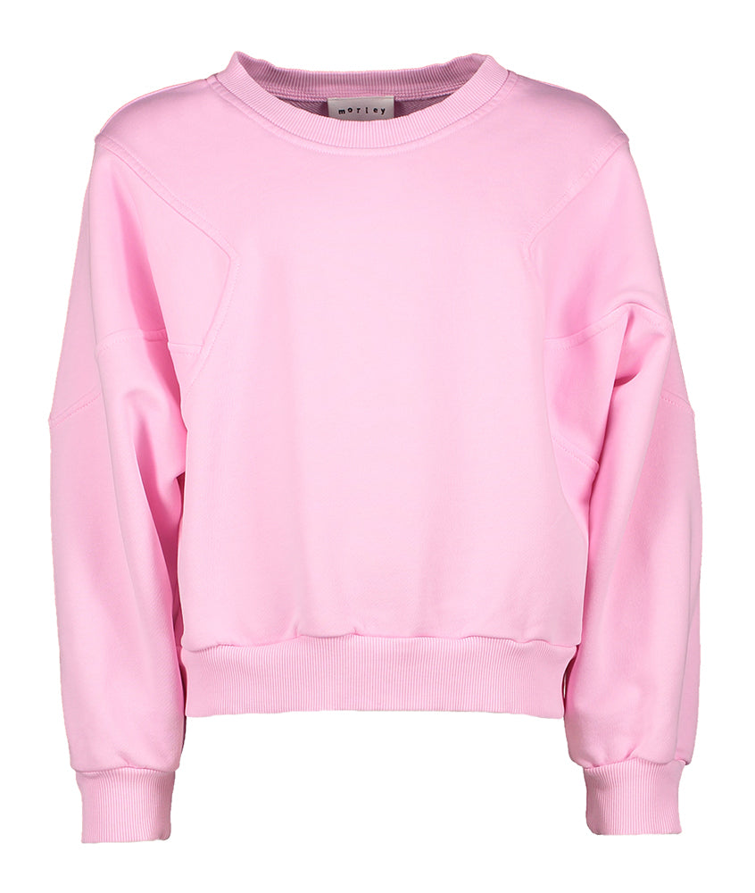 Roze sweater met ronde hals Wasp Morley