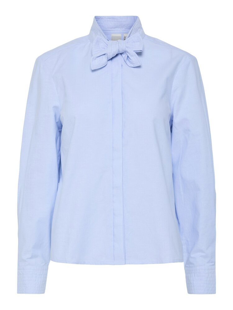 Lichtblauwe blouse met knopen en lange mouwen Yasoxa Y.A.S