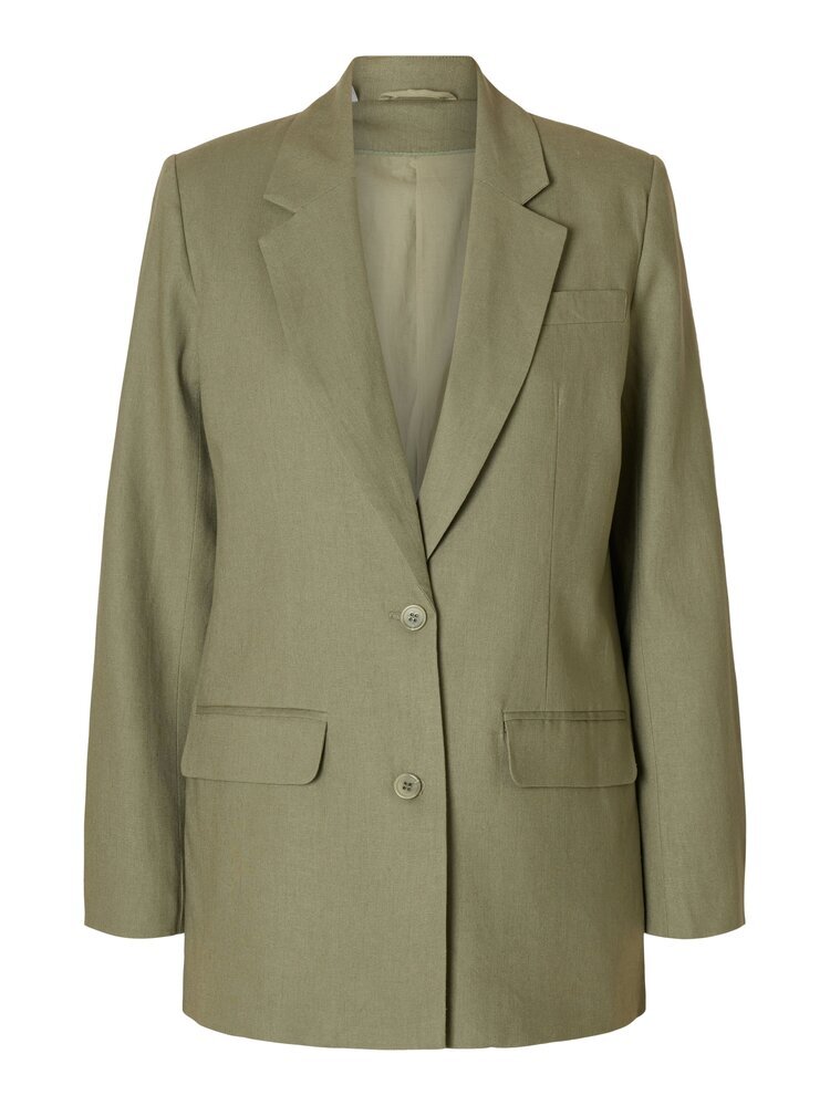 Donkergroene blazer Selected Femme