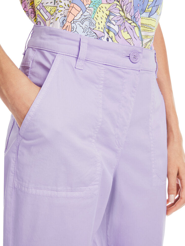 Pantalon violet à poches plaquées Marccain Sport