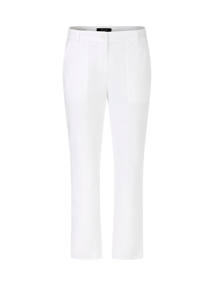Witte slim fit broek Marccain Sport