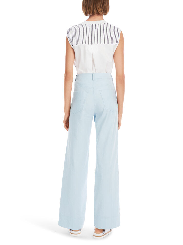 Pantalon bleu clair style jean Marccain Sport