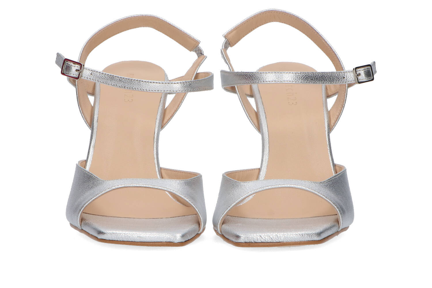 Sandales argentées à talons Jada 23 mars