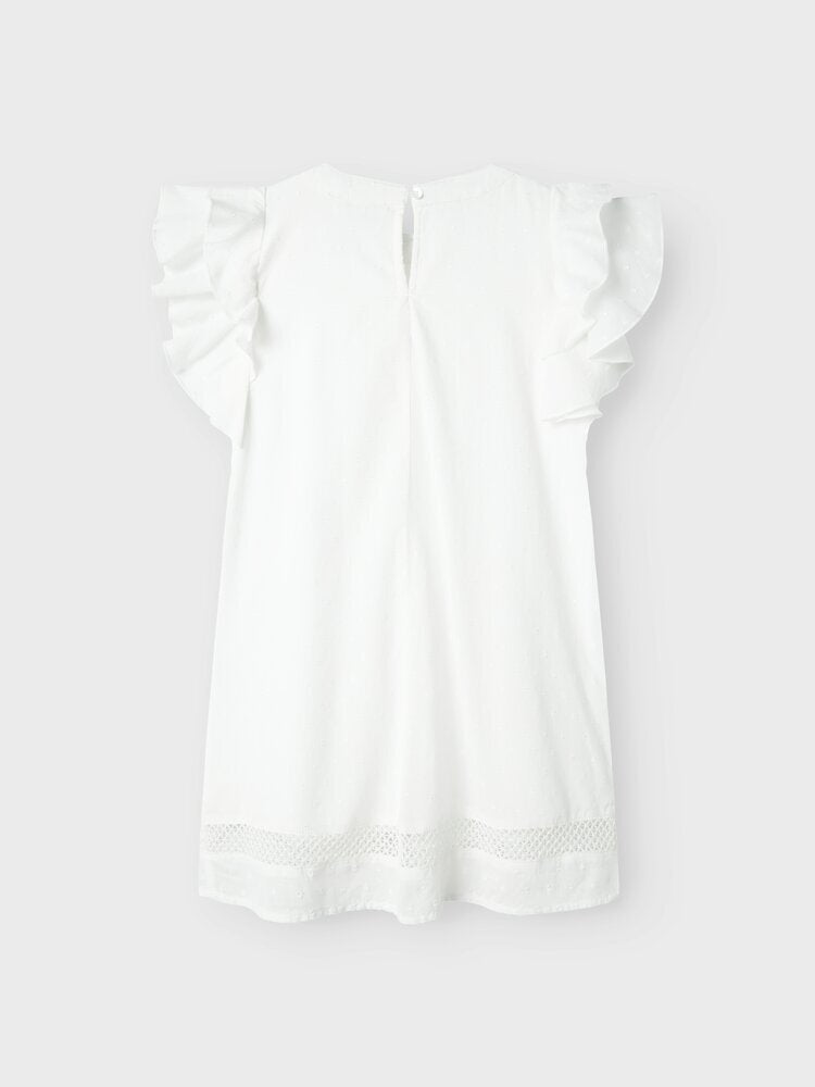 Robe blanche brodée Nommez-la