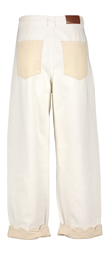 Jean droit beige Stella Nova