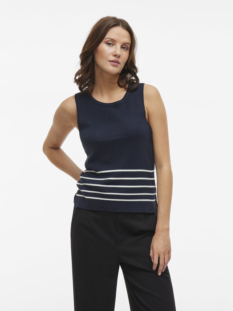 Haut bleu foncé à rayures Vikippa Vila