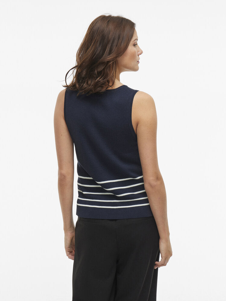 Haut bleu foncé à rayures Vikippa Vila
