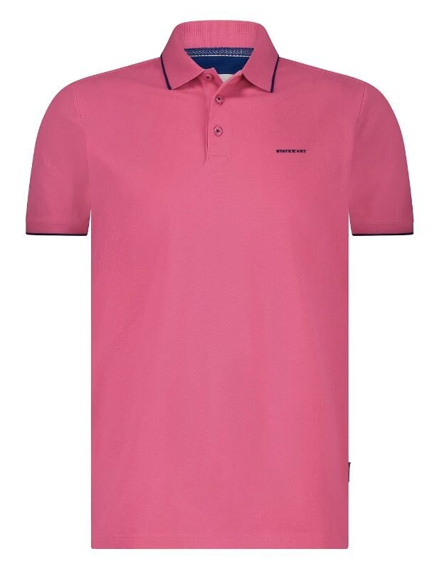 Polo rose à manches courtes, à la pointe de la technologie