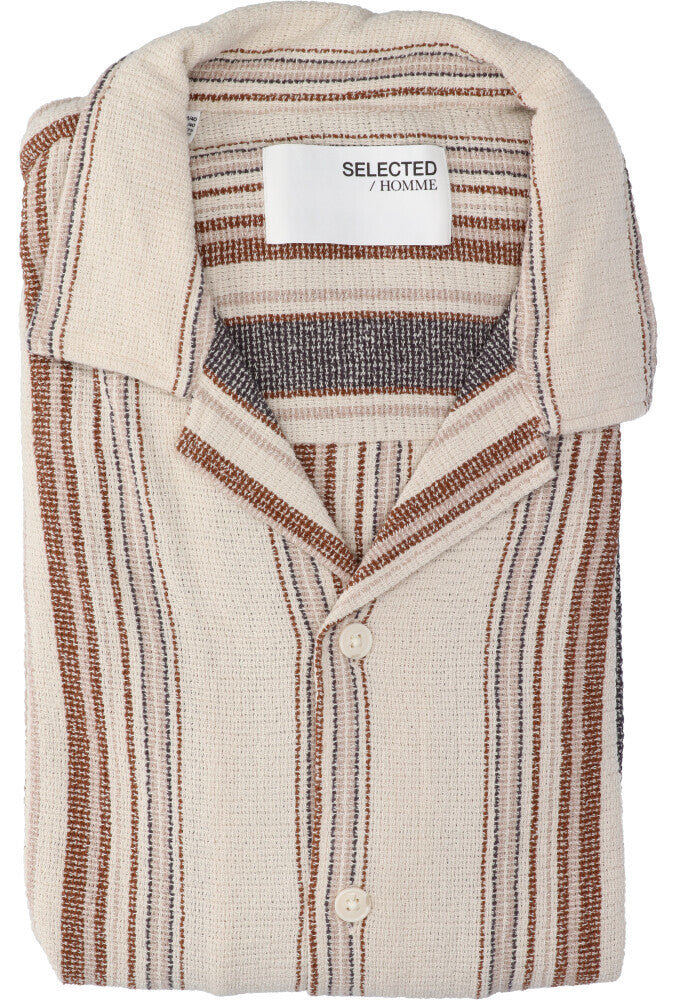 Chemise à rayures multicolores (coupe classique) à manches longues - Sélectionnée