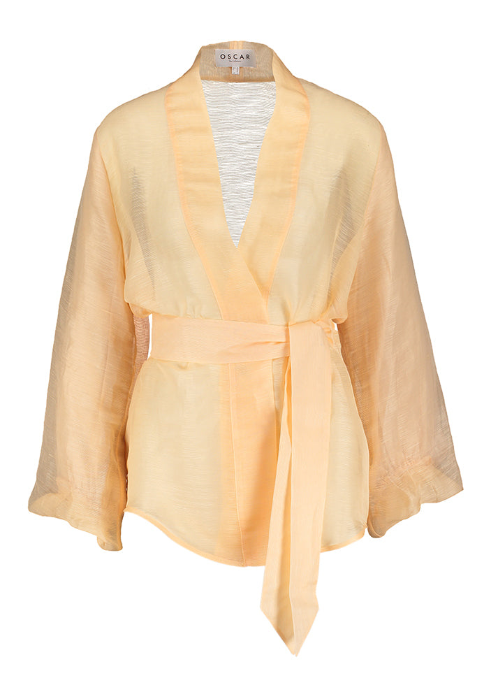 Gilet couleur abricot Jimmy Oscar