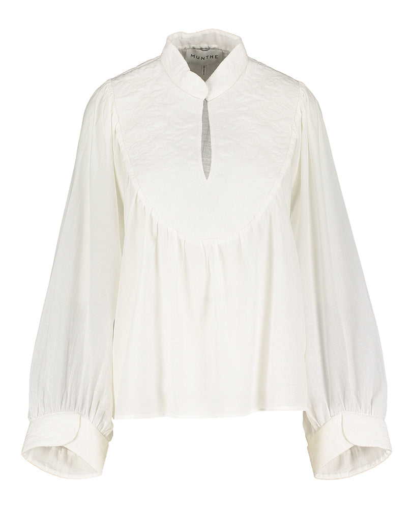 Chemisier ample écru Frantz Munthe