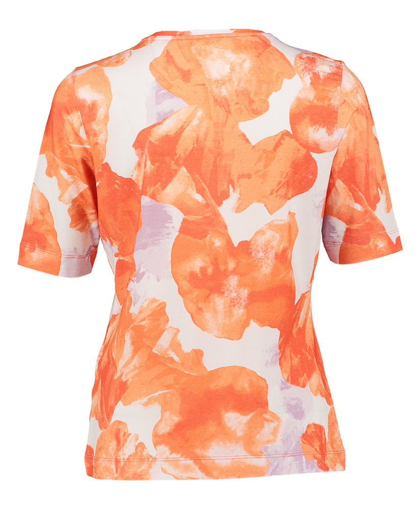 T-shirt orange et lavande brumeux Gerry Weber