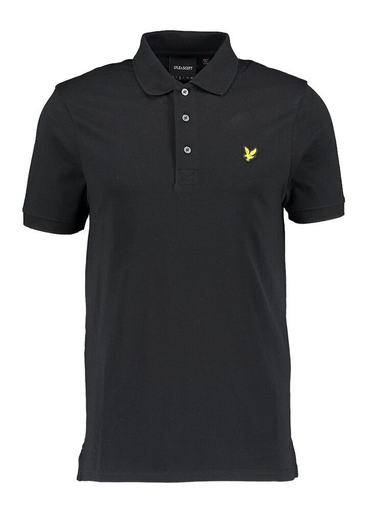 polo noir Lyle &amp; Scott