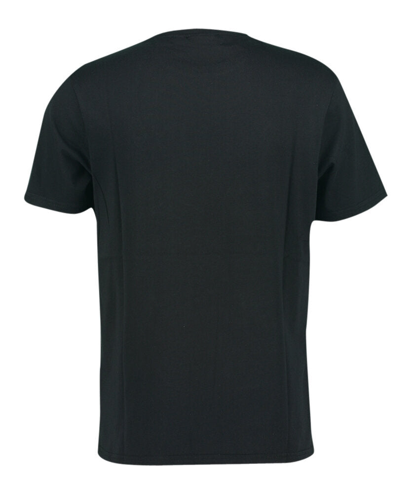 T-shirt en coton noir Lyle &amp; Scott