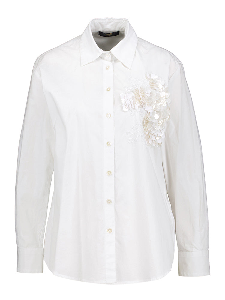 Chemisier blanc à sequins Seventy