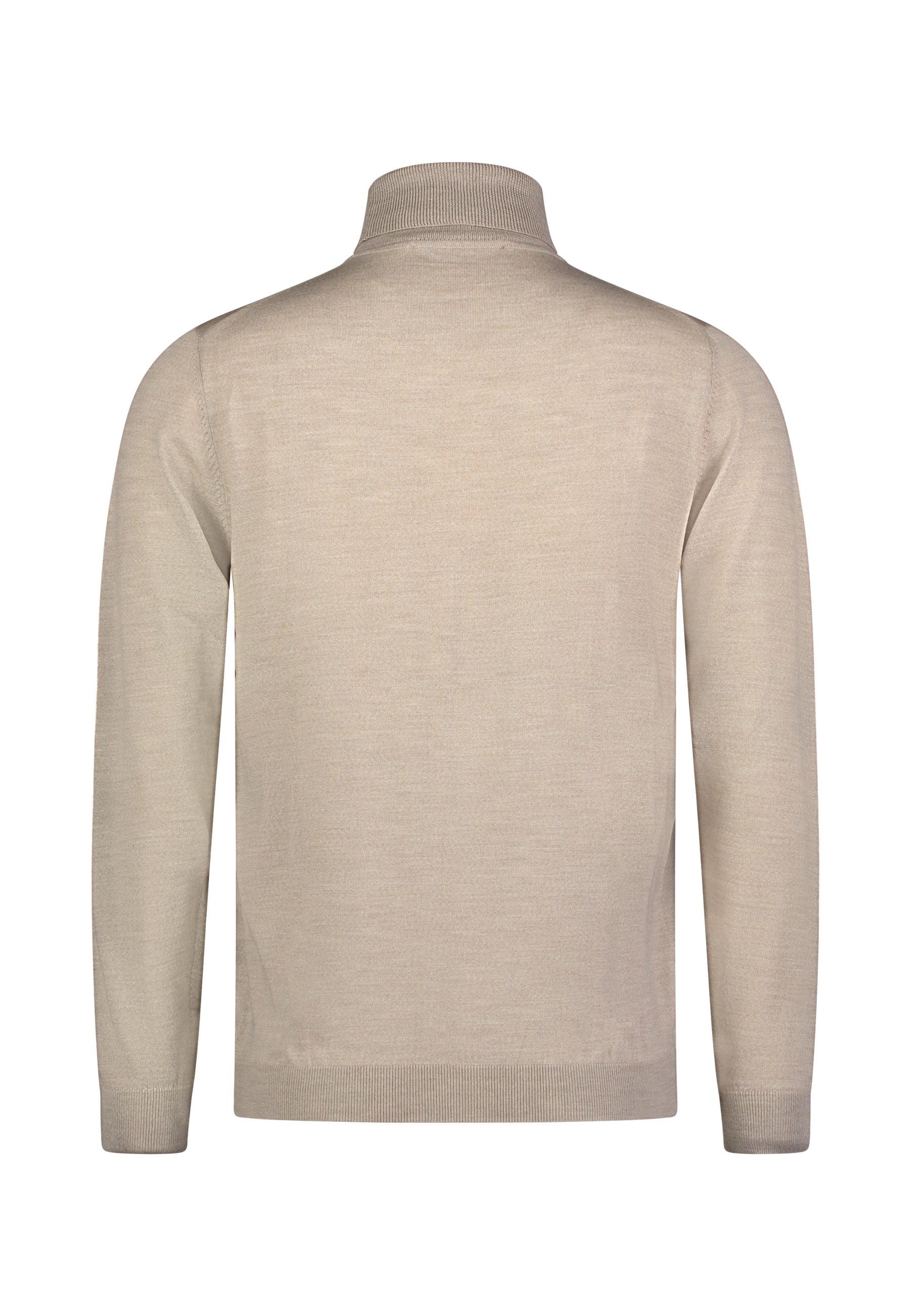 Lichtbeige trui met rolkraag Herren Roy Robson