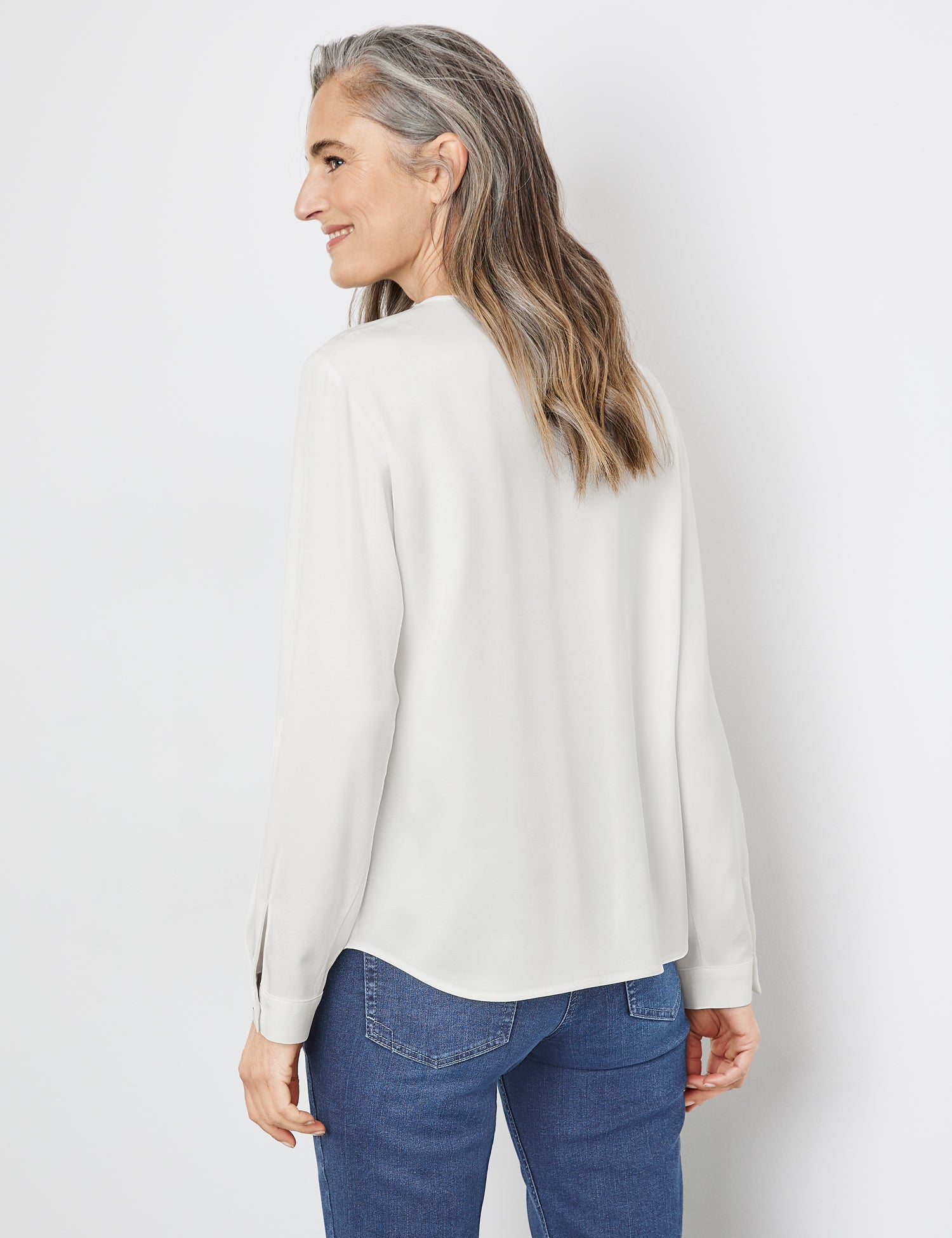 Chemisier blanc à détail au col Gerry Weber