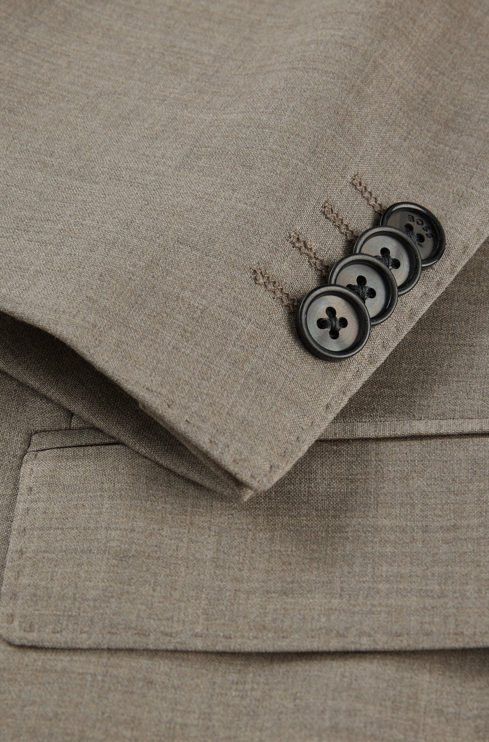 Costume trois pièces beige Hugo Boss