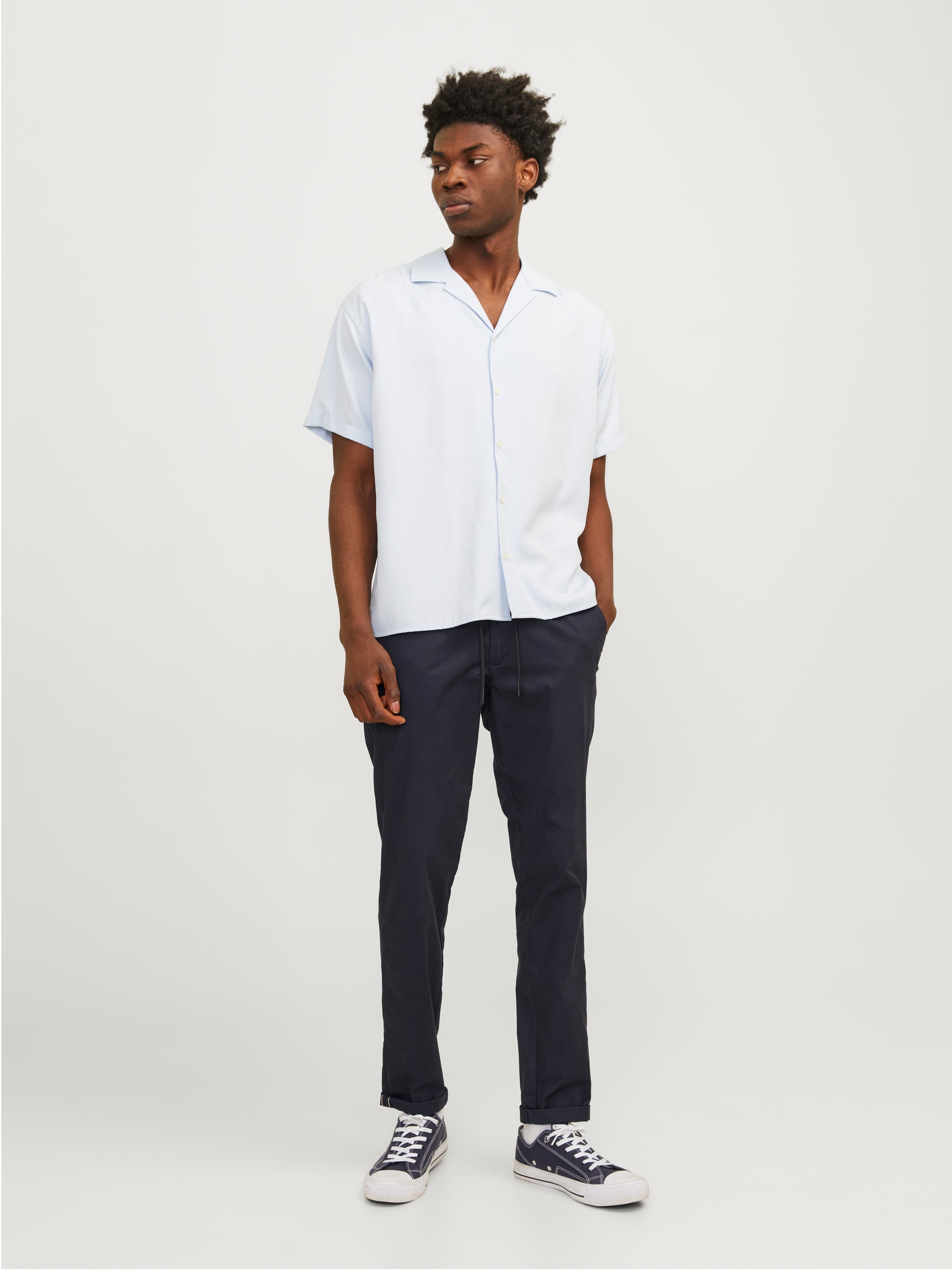 Chino bleu foncé coupe slim Jack &amp; Jones